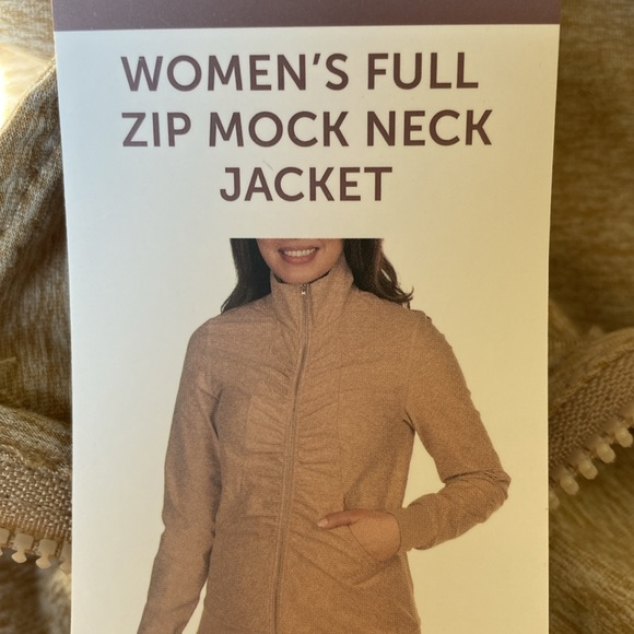 Nude Full Zip Mock Neck Jacket New With Tags - Picture 7 of 12